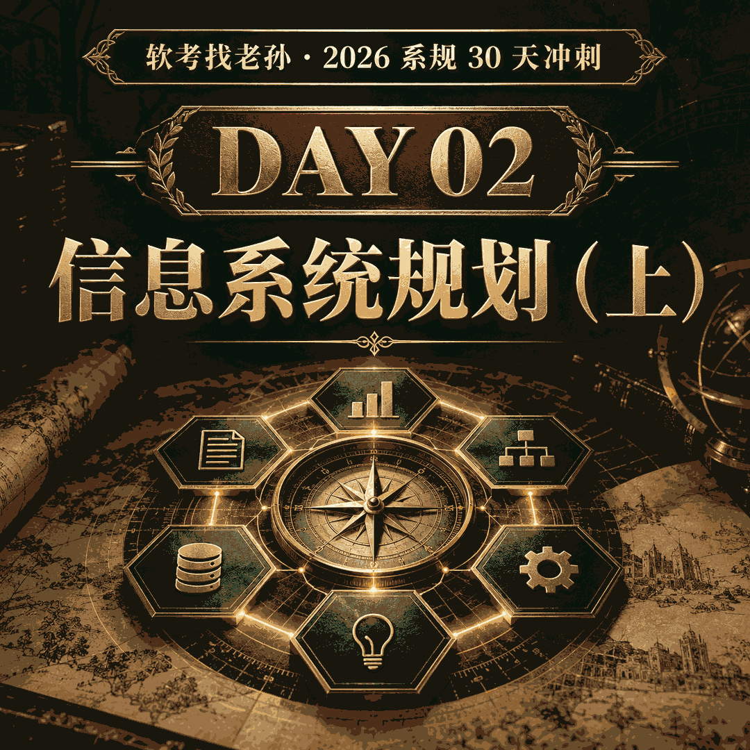 Day02｜第 4 章 信息系统规划（上）：六大价值、六大原则、七块规划内容与五项工作要点
