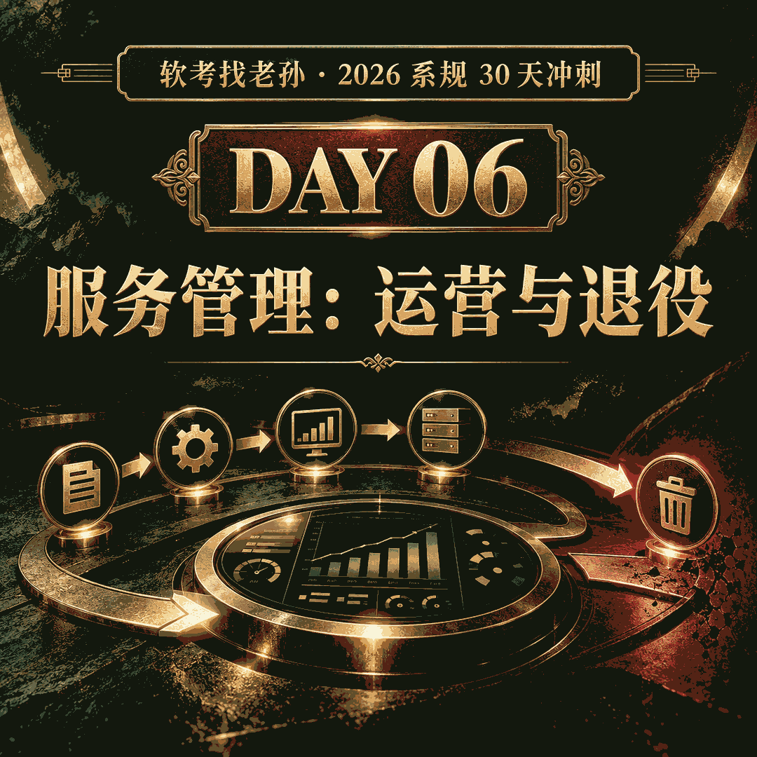 Day06|第 12 章 信息系统服务管理(二):服务运营提升与服务退役终止,业务关系七项活动、营销四阶段、成本四分类与四个收益指标