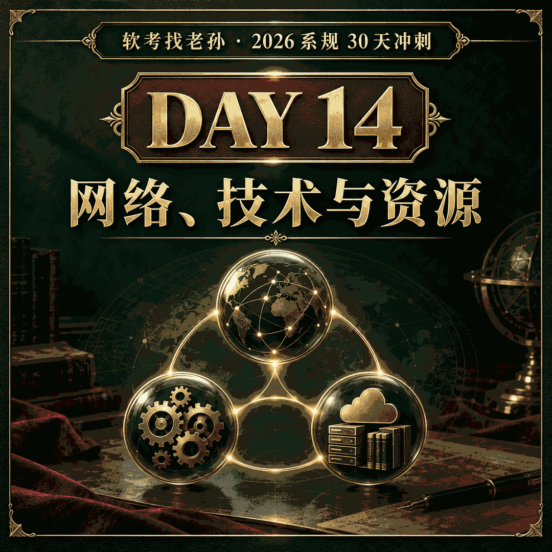 Day14|第 7 章 网络环境规划 + 第 15 章 技术与研发管理 + 第 16 章 资源与工具管理:网管五大功能、应急演练四原则、SOP、服务台知识库备件库