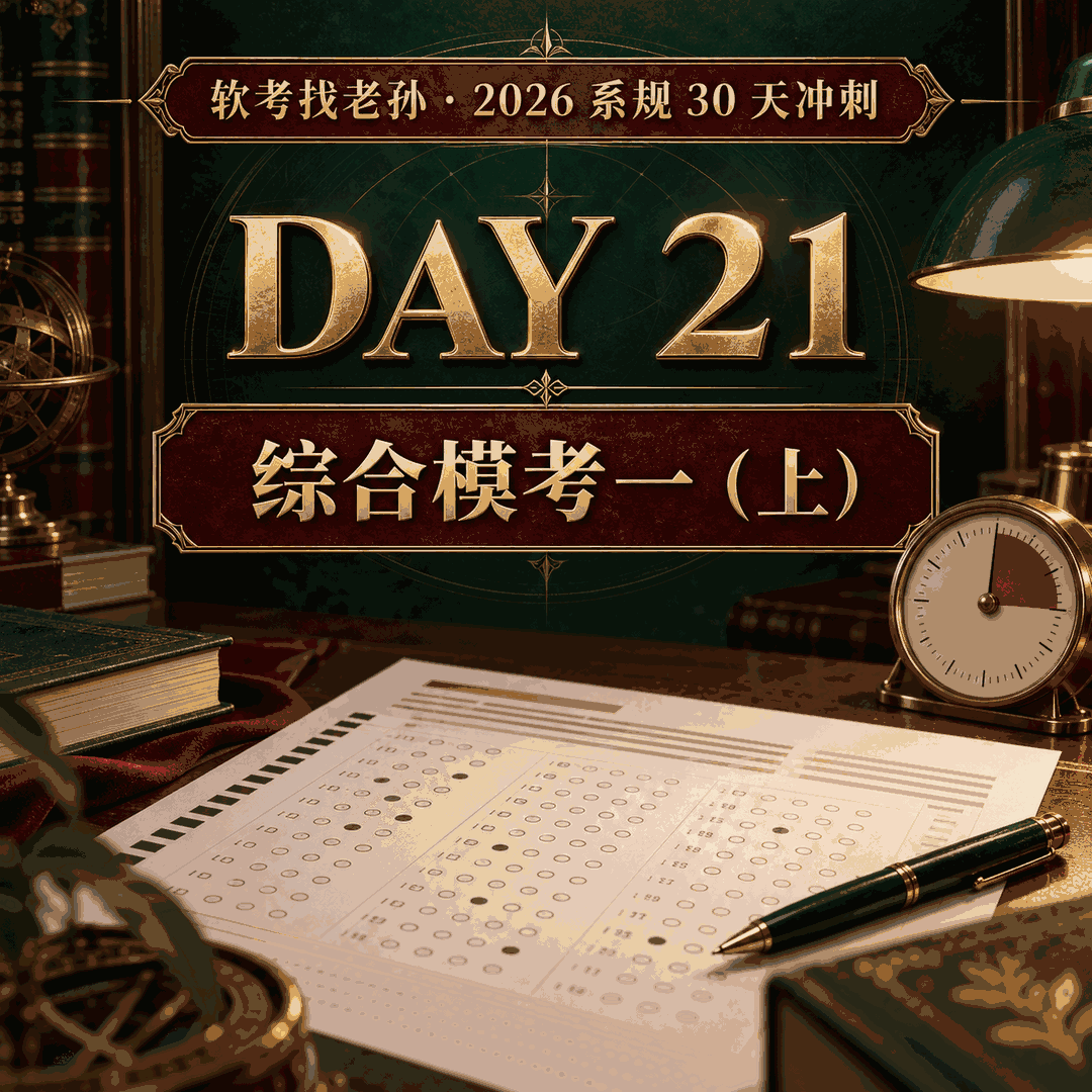 Day21|综合知识模考一(上),75 题全真组卷与第 1 至 40 题精解
