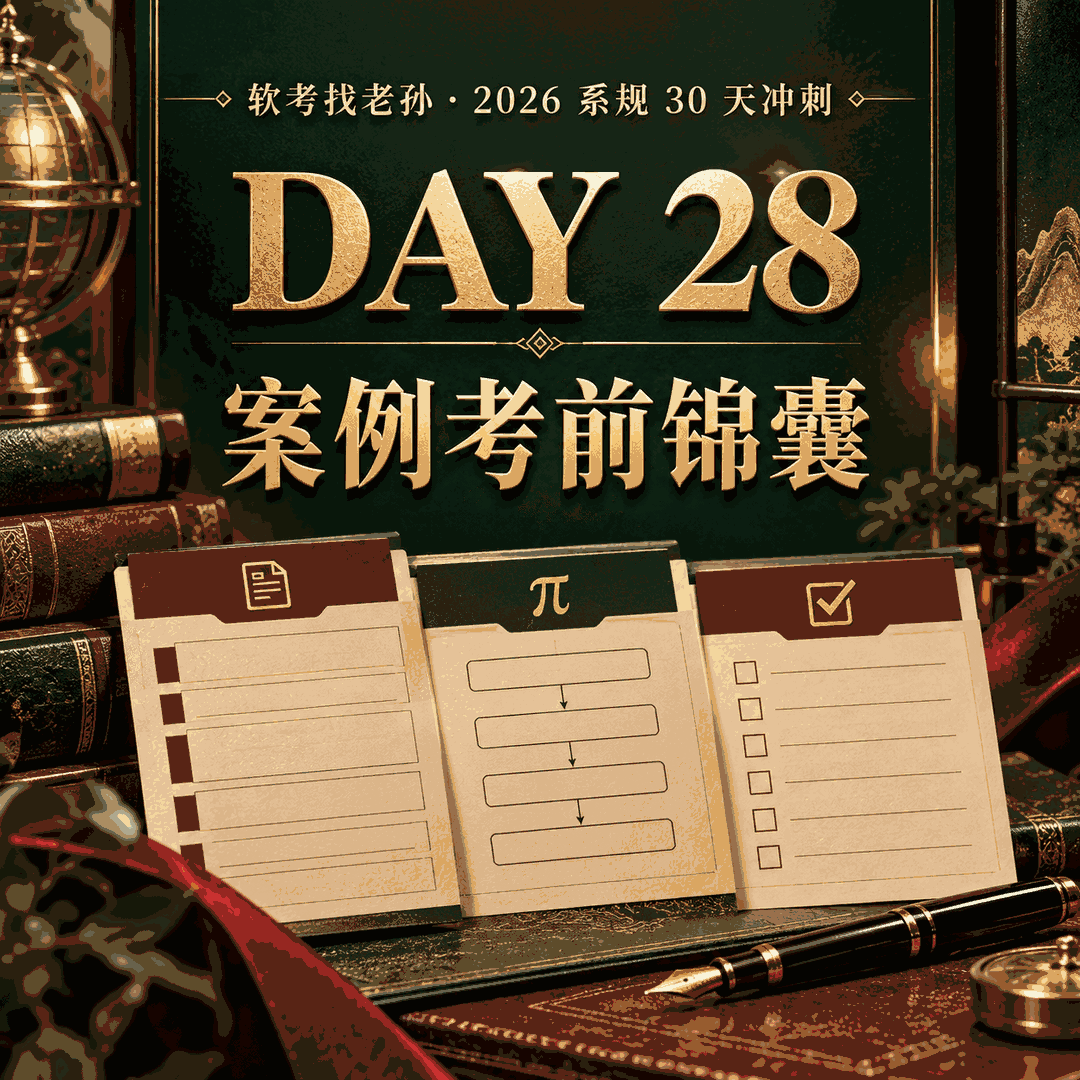 Day28|案例考前锦囊,七大主题答题模板、全部公式与判断题技巧