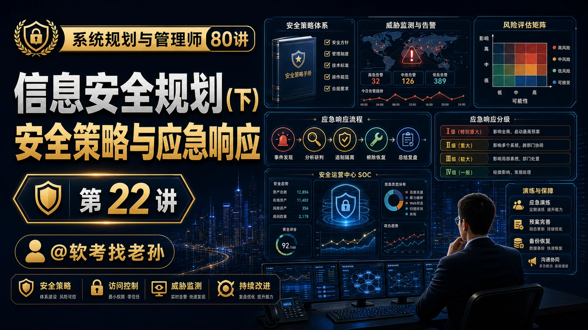 第22讲:信息安全规划(下)· 安全策略与应急响应